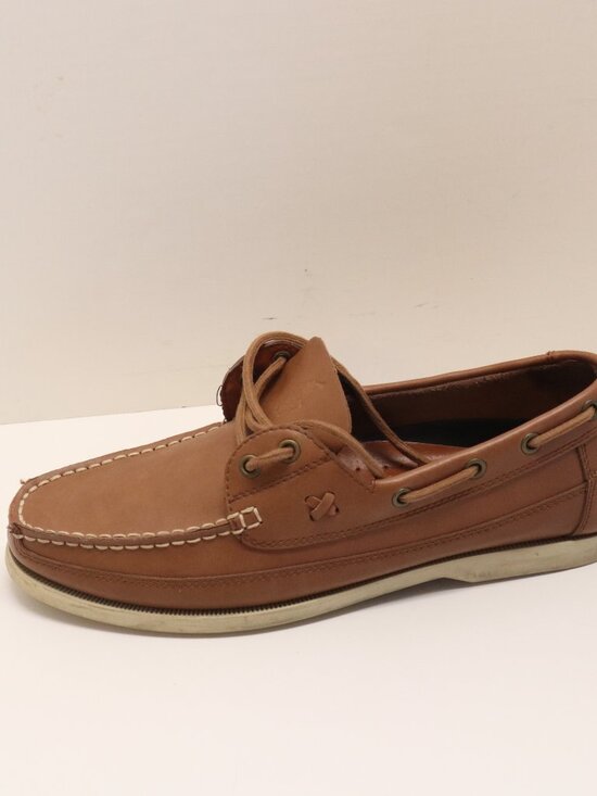 Polo Shoes Barx Leather Upper PU Lining 0862 D14 Size 10D Tan main image 7
